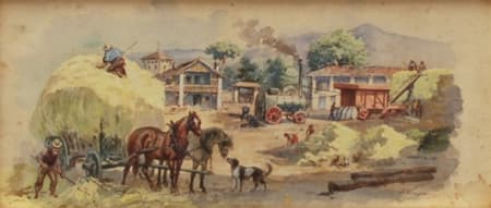 Vittorio Cajani — Cascina lombarda